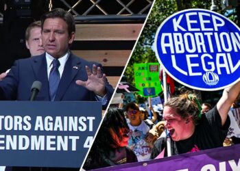 DeSantis campaigns against high-stakes abortion measure on Florida ballot