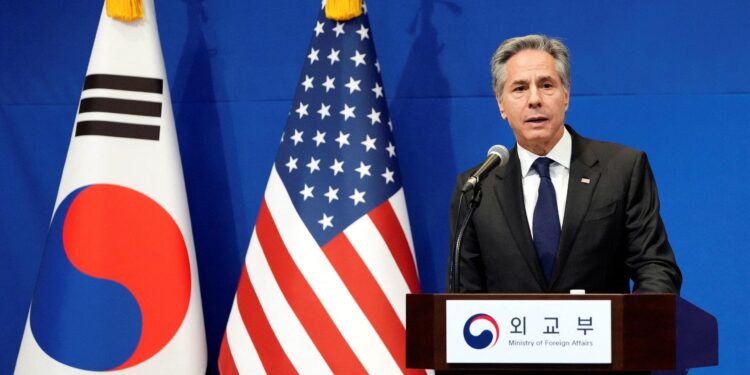 Russia to share advanced satellite technology with North Korea, Blinken warns