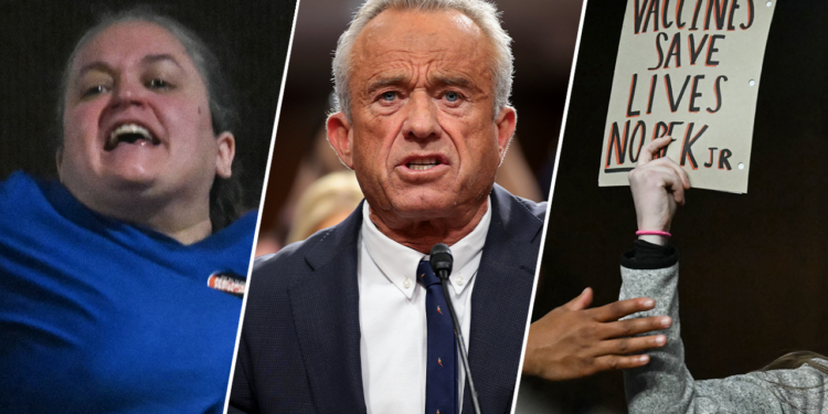 Multiple outbursts erupt at RFK Jr hearing: ‘You are!’