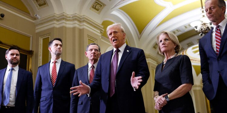 Trump details strategy to get necessary votes with one-bill approach to border, taxes