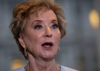 Trump Education Secretary McMahon crashes House Democrats’ press conference