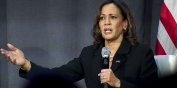 Kamala Harris returns to politics with angry speech bashing President Trump