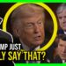 Hannity and Baier GASPED when Trump said THIS