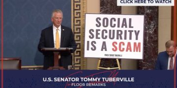 Senator Tuberville Speaks on Senate Floor Calling Out the Social Security Scam