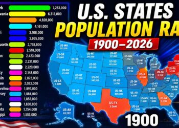 How U.S. State Populations Changed | 1900–2026