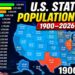 How U.S. State Populations Changed | 1900–2026